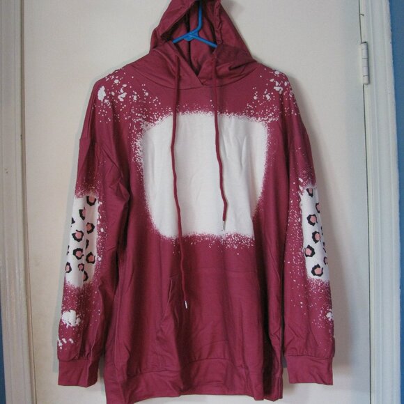 Pink Hoodie Small New Without Tags NWOT Luxurious Fabric Silky Hood Boutique - Picture 1 of 5